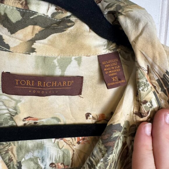 Tori Richard Men's Short sleeve Hawaiian Shirt L3 - Picture 2 of 3